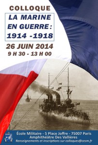 Colloque « La marine en guerre : 1914-1918 »