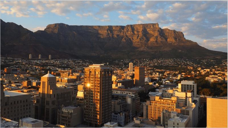 Vue du Cap, Afrique du Sud. Photo: Pixabay