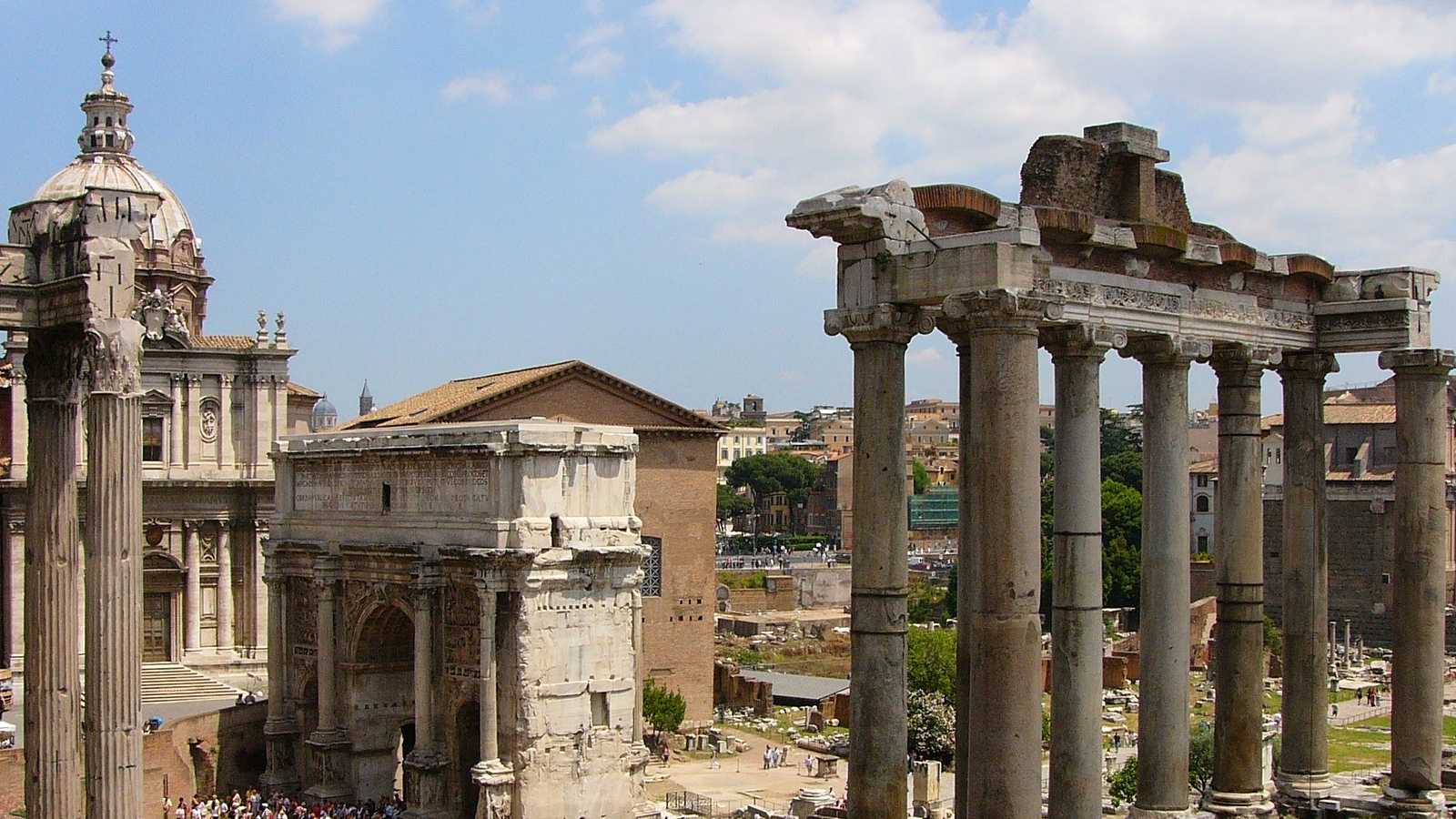 Le forum romain, l'un des cœurs battant de l'Europe (c) Pixabay