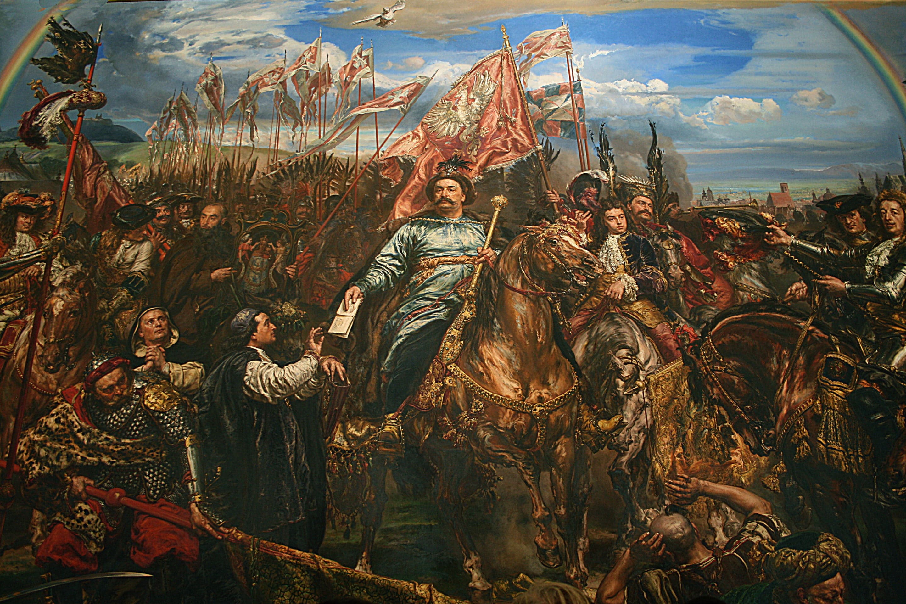 Jean Sobieski remportant le siège de Vienne contre les Ottomans (1683). Musée du Vatican (c) Pixabay.