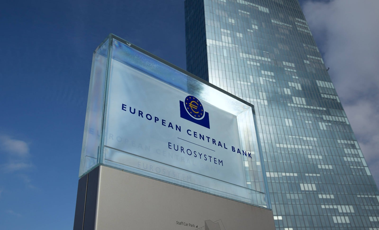 Siège de la Banque Centrale Européenne à Francfort-sur-le-Main (Allemagne).