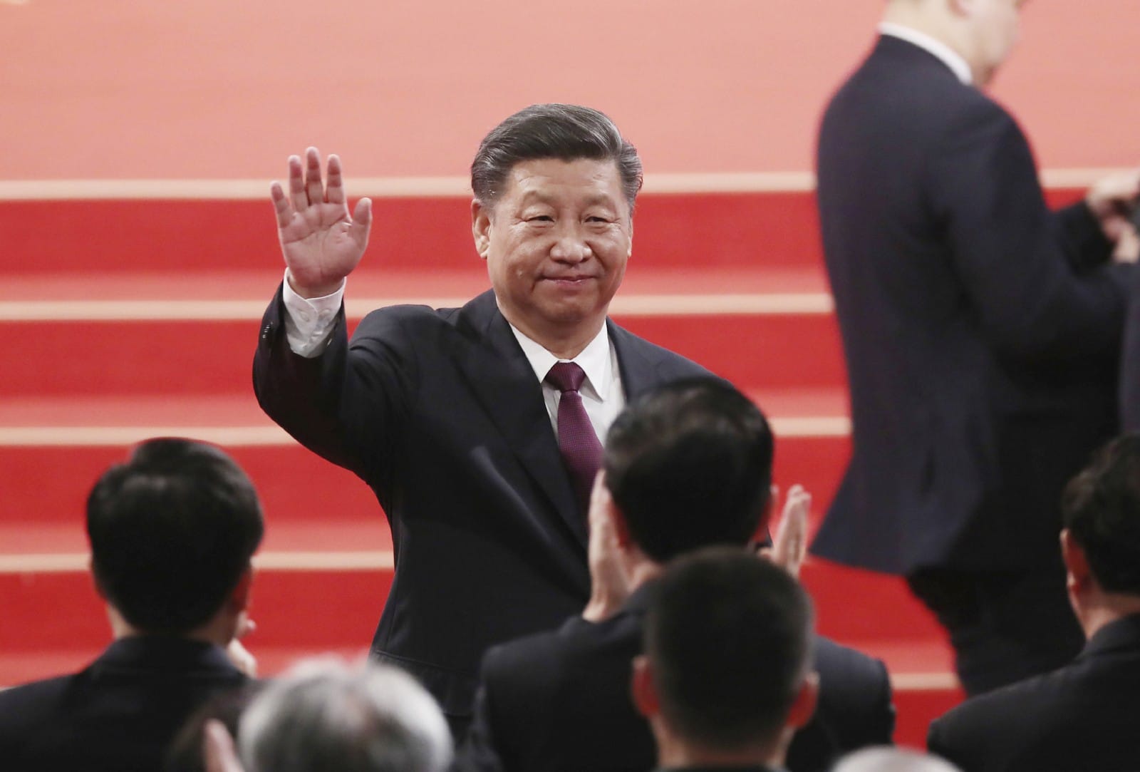 Le président chinois Xi Jinping lors de son discours, le 20 décembre 2019, pour le 20e anniversaire du retour de Macao en Chine,
Auteurs  : Koki Kataoka/AP/SIPA,
Numéro de reportage  : AP22410463_000010.