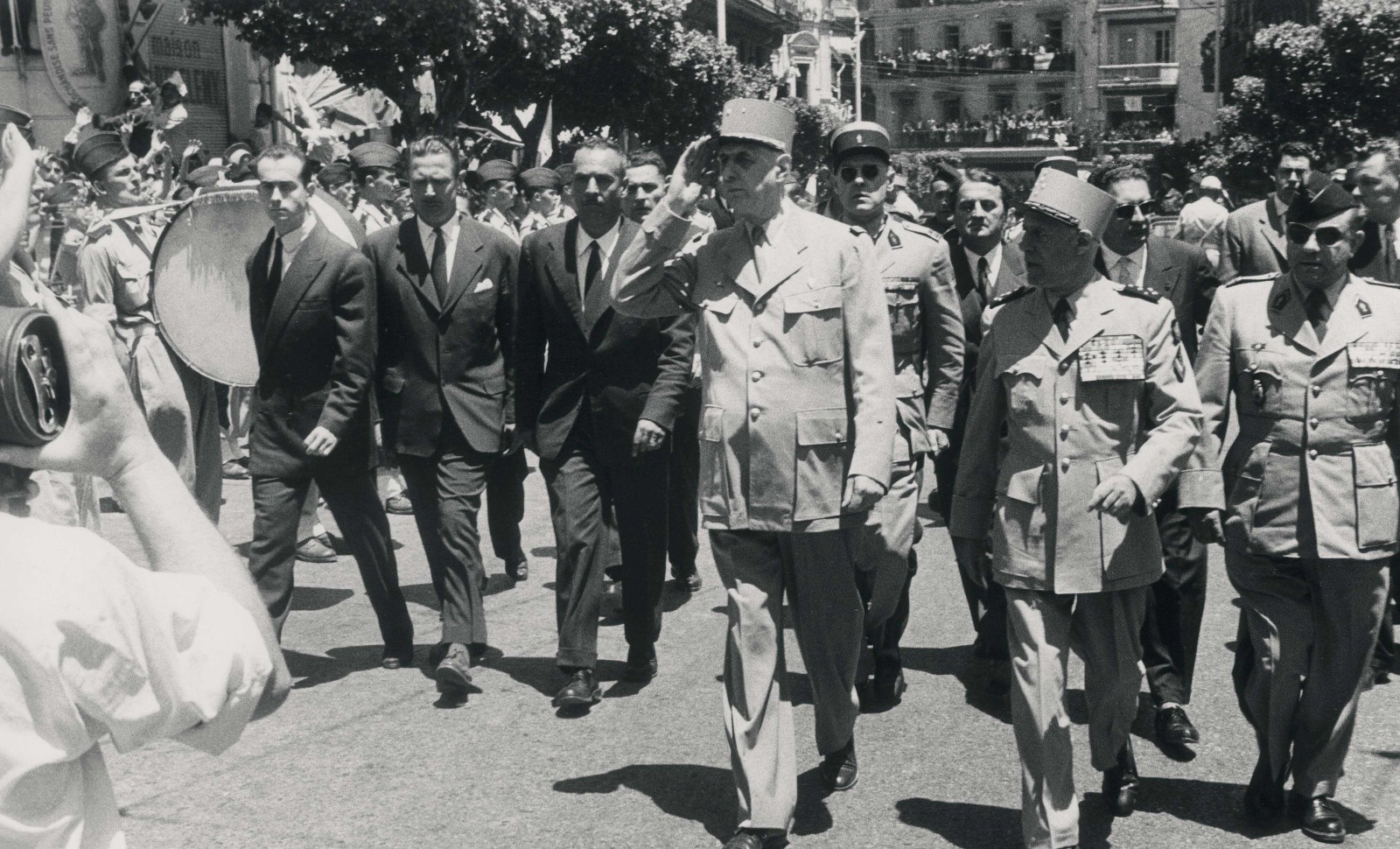 Algérie: Visite du General de Gaulle, juin 1958.
© DALMAS/ SIPA