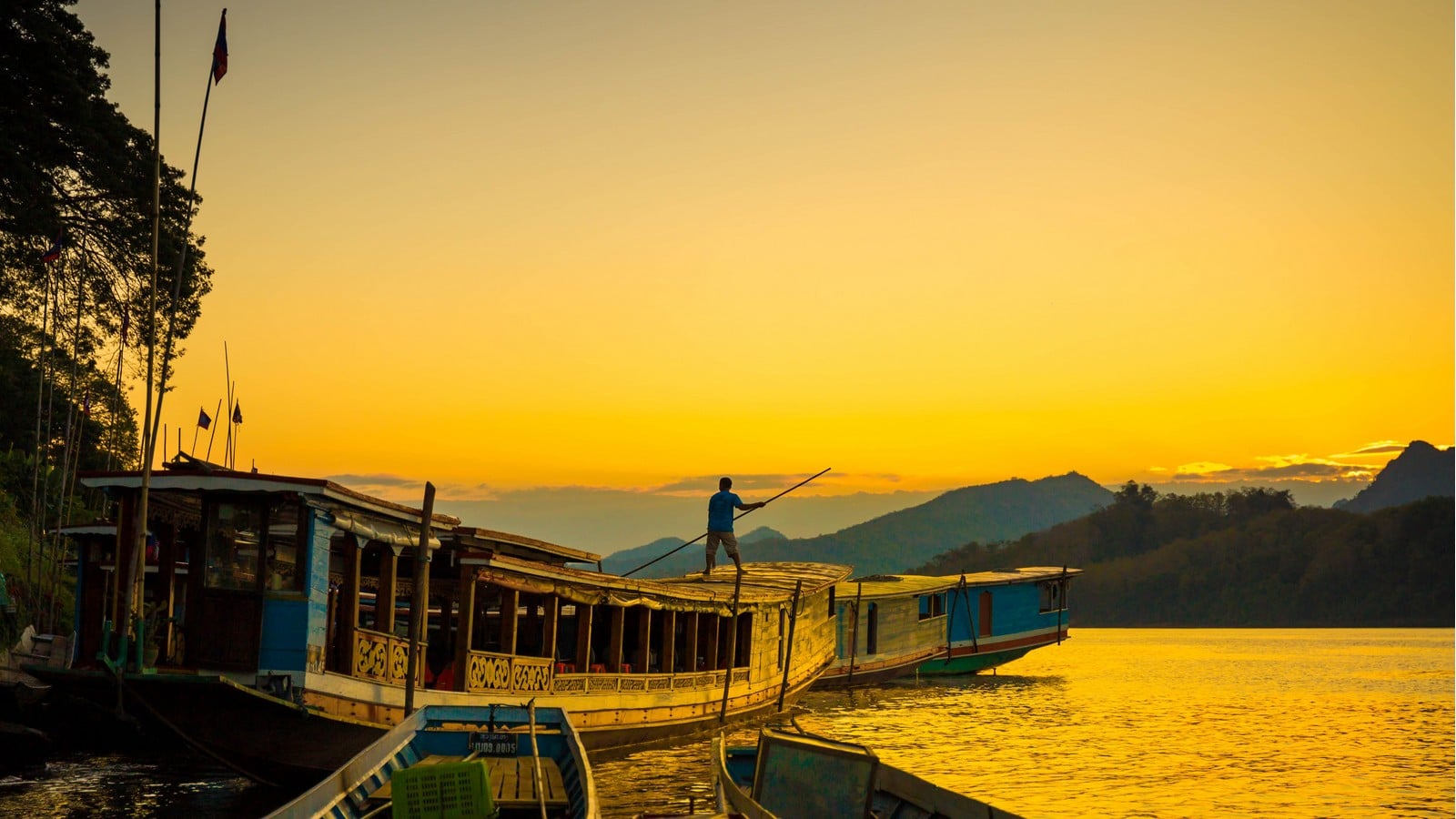 Le fleuve Mékong au Laos,
Auteurs  : CHINE NOUVELLE/SIPA,
Numéro de reportage  : 00938561_000008.