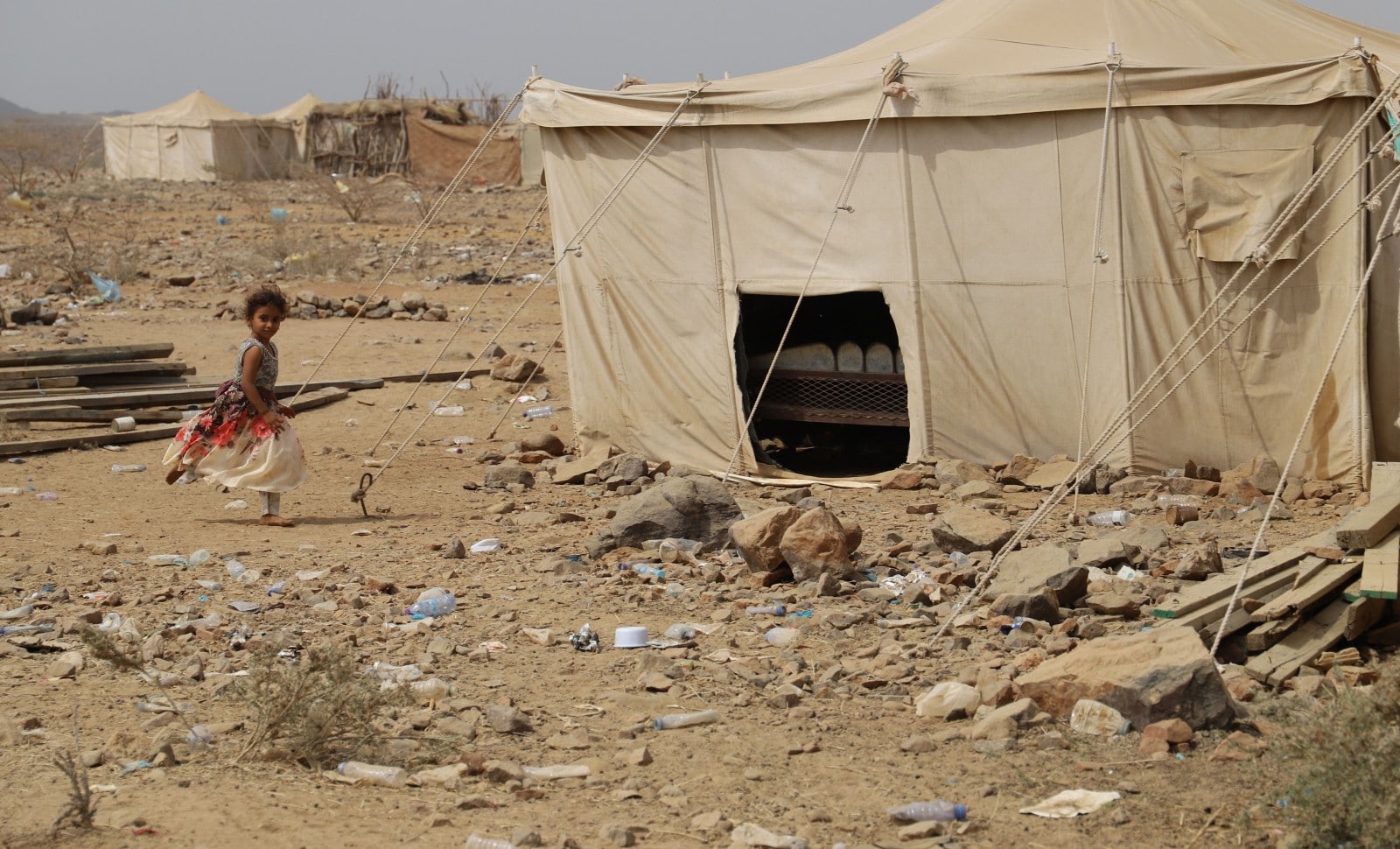 Camp yéménite à Haradh en province d'Hajjah.
© CHINE NOUVELLE/ SIPA