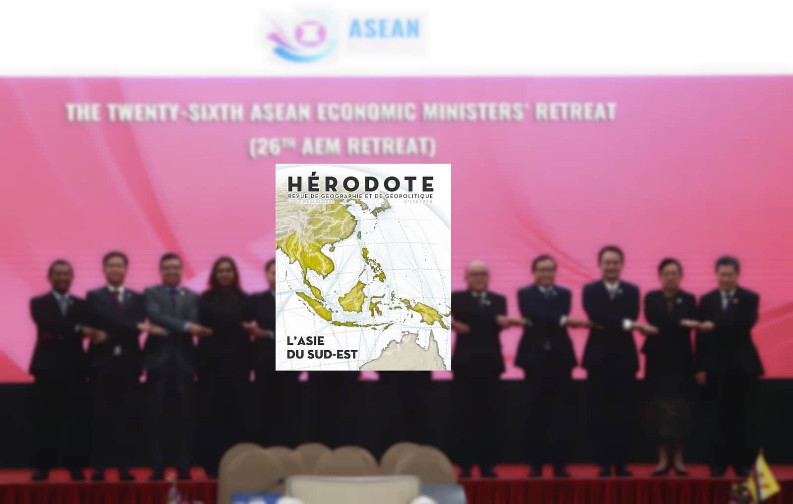 Les ministres de l'Economie de l'Association des nations de l'Asie du Sud-Est lors d'une réunion, le 10 mars 2020,
Auteurs  : Hau Dinh/AP/SIPA,
Numéro de reportage  : AP22436840_000003.