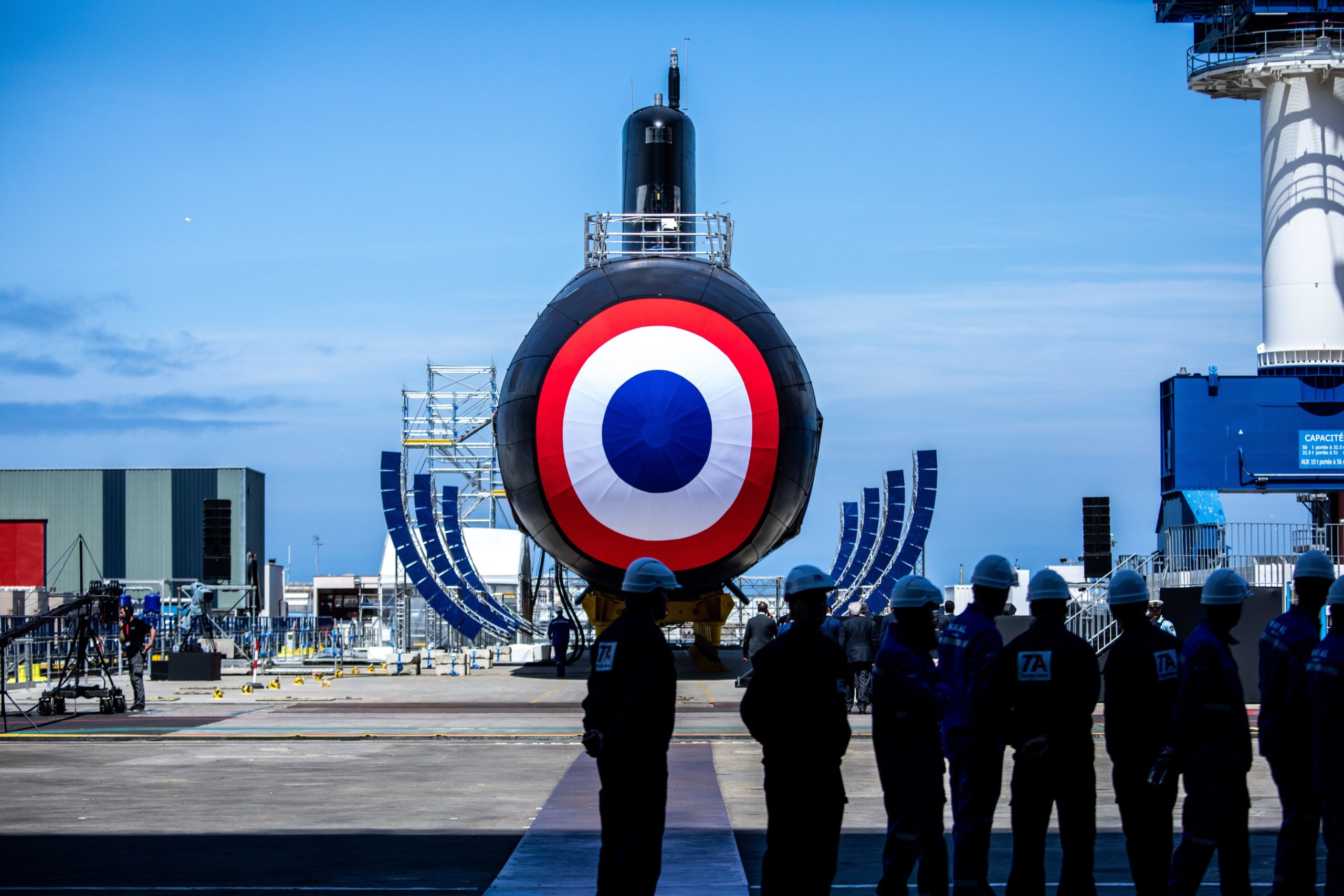 L'inauguration du SNA Suffren, le 12 juillet 2019. Photo : Romain GAILLARD-POOL/SIPA 00916052_000118