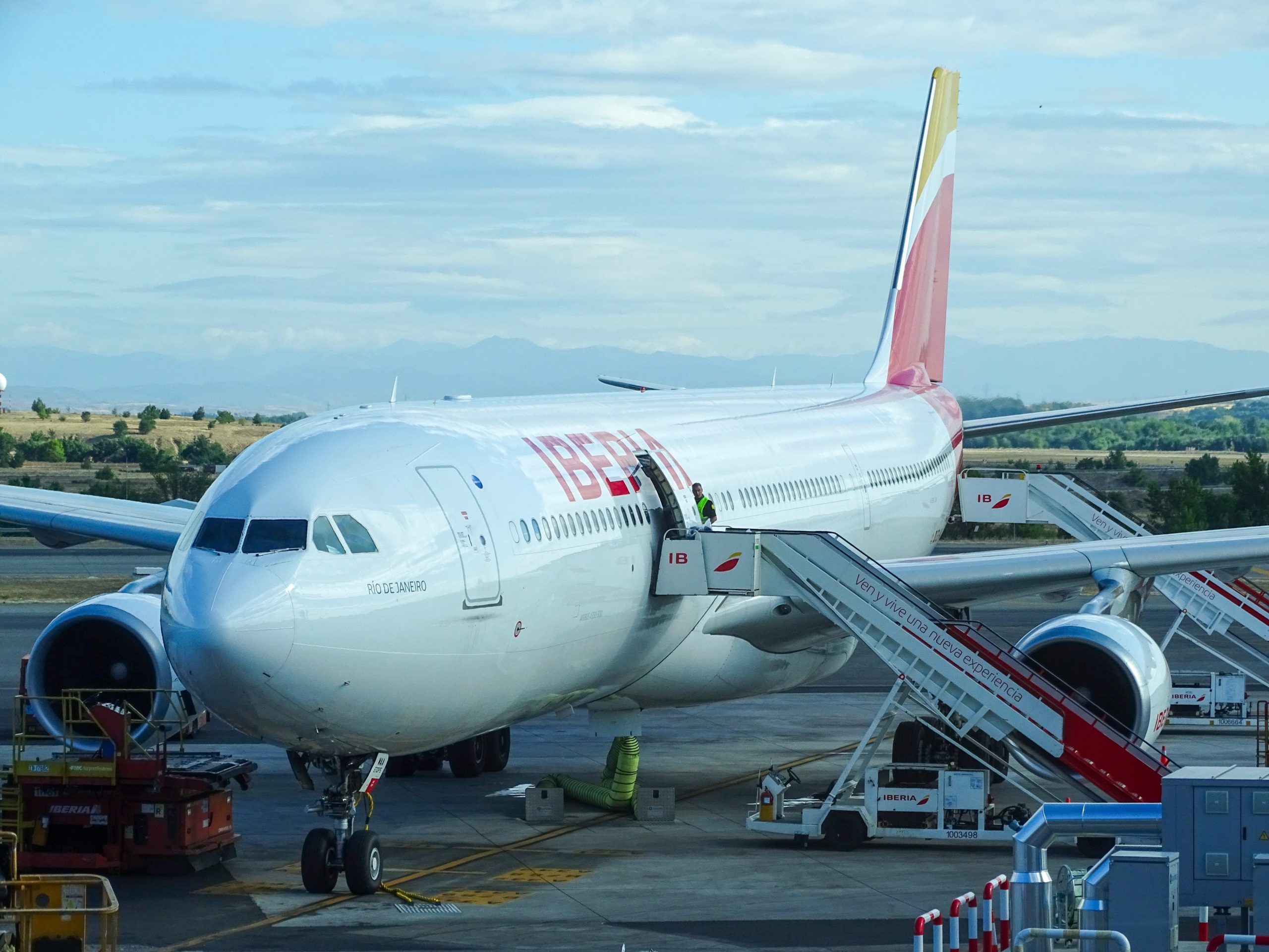 Avion de la compagnie aérienne Iberia