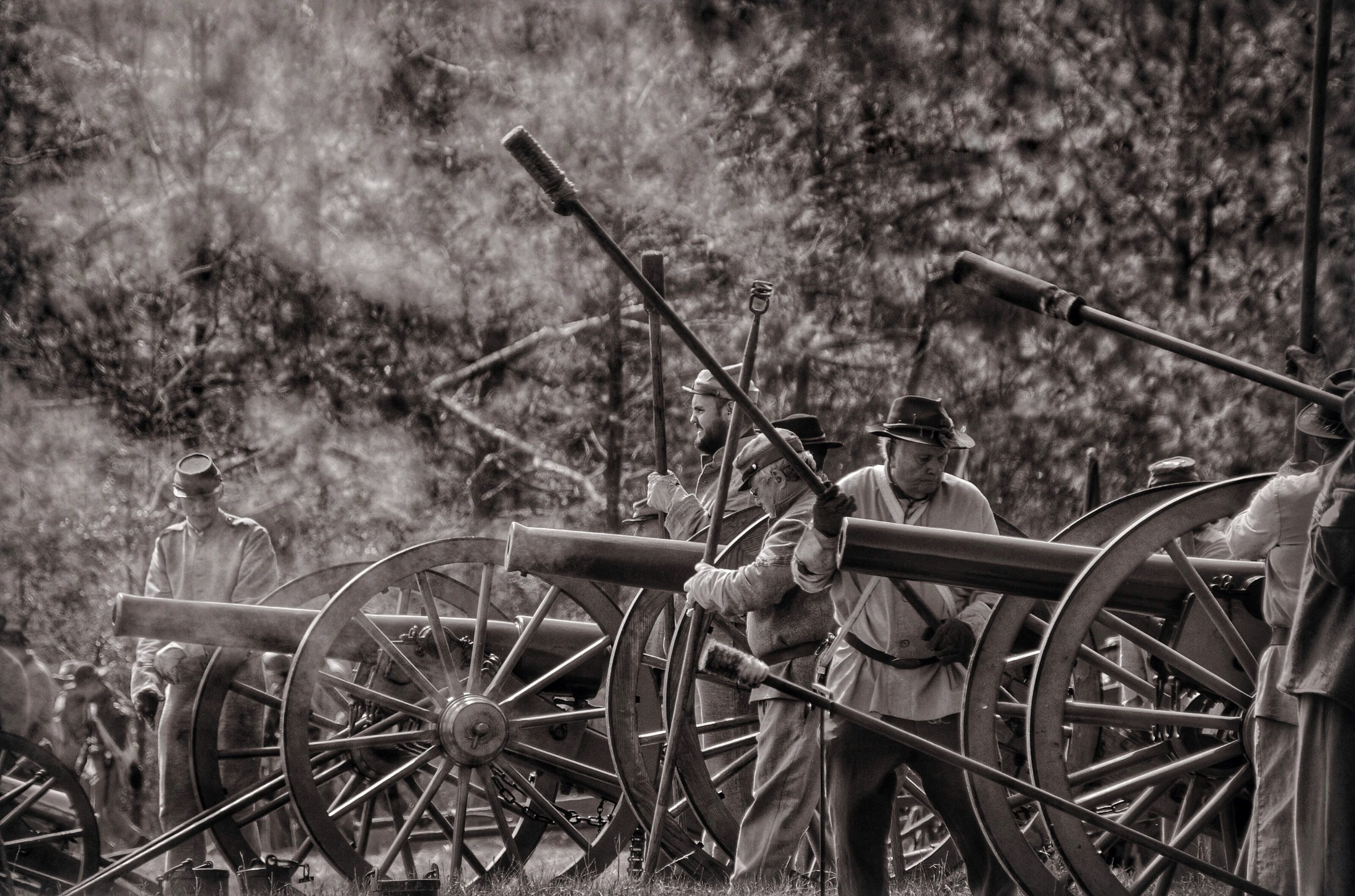 Reconstitution d'un épisode de la guerre civile américaine. Photo : Rick Lobs/unsplash