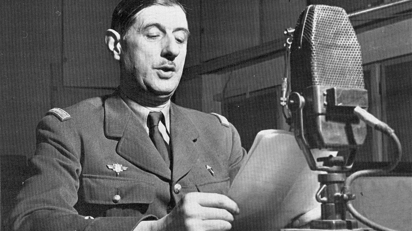 L'appel du général de Gaulles à poursuivre le combat en France, depuis Londres, le 18 juin 1940