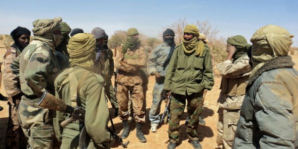 L'extension des groupes terroristes au Sahel - Source : RCJ