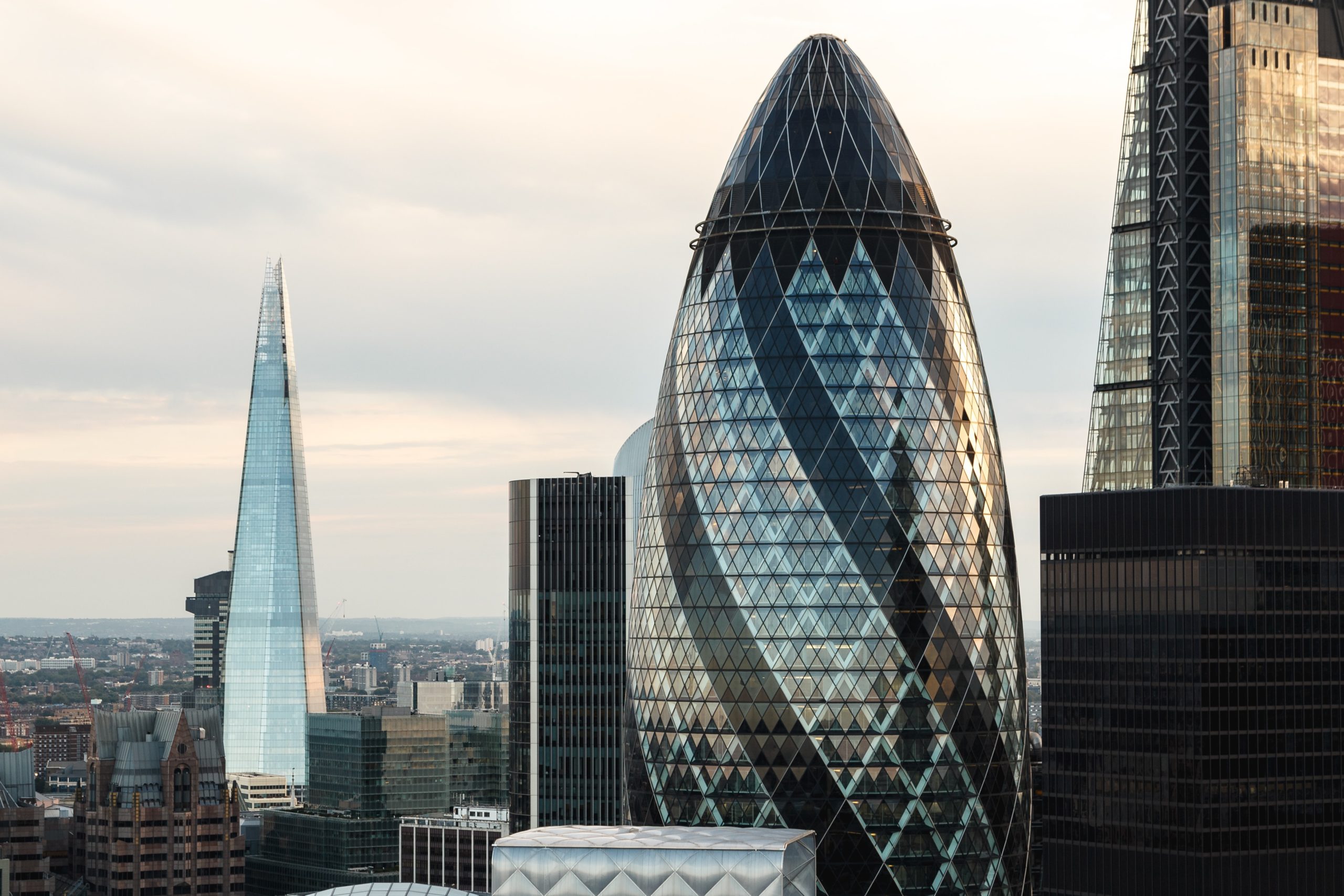 La city de Londres, grand centre économique et financier de la capitale britannique - Photo : Unsplash