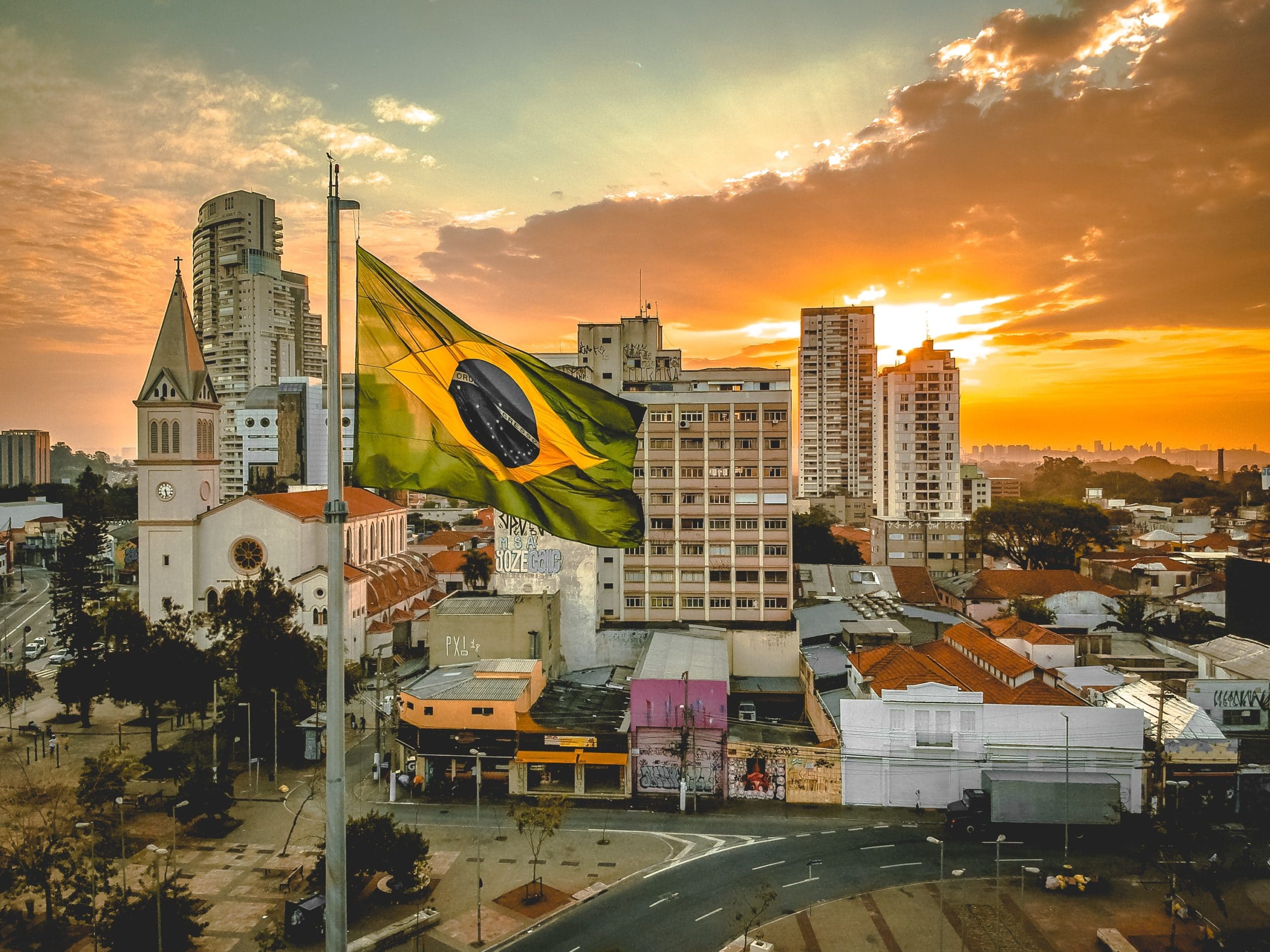 Drapeau brésilien © Unsplash