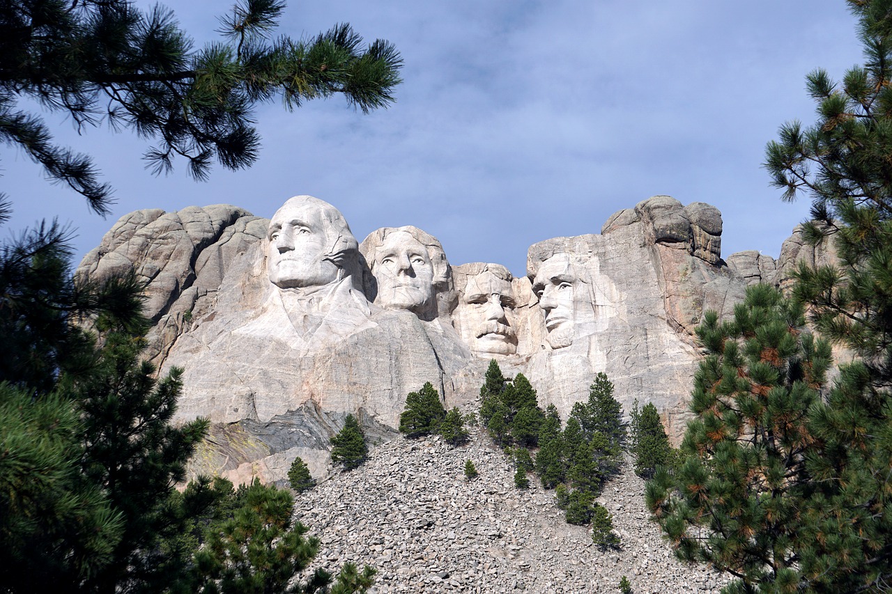 Le Mont Rushmore, aux Etats-Unis. Photo : Pixabay
