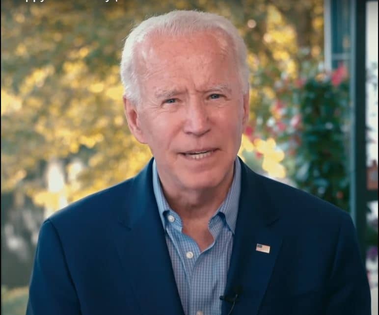 Capture d'écran - Joe Biden Wishes You A Happy 4th of July