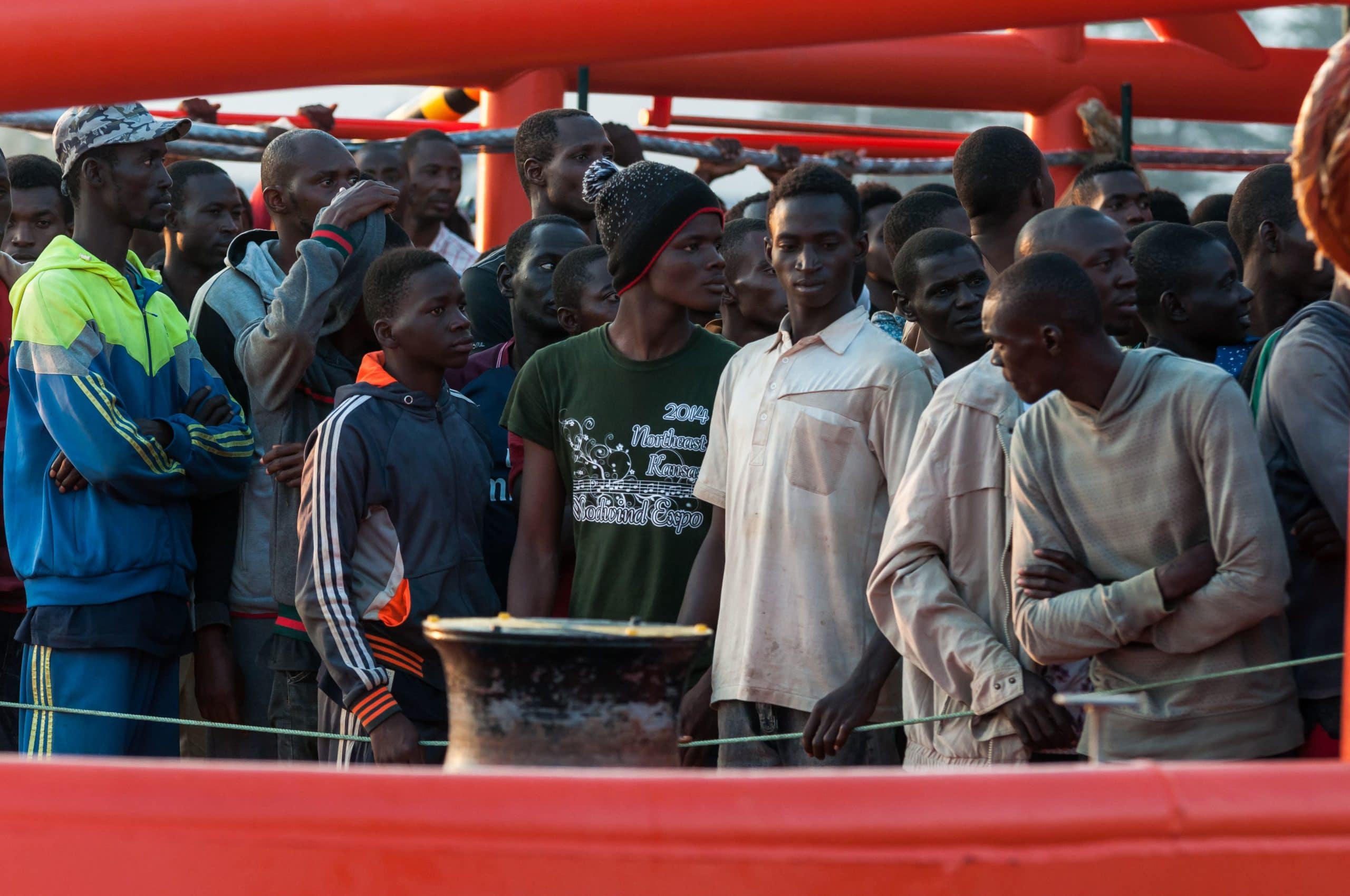 Migrants dans le détroit de Gibraltar © FELIPE PASSOLAS/SIPA Numéro de reportage  : 00871596_000001