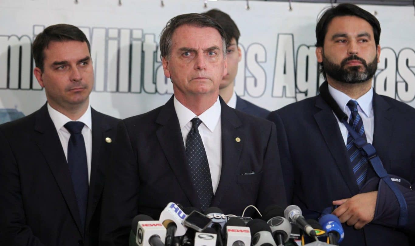 Discours du président Bolsonaro aux cadets de l'Académie militaire (c) Ernesto Carrico/EFE/SIPA/1812011851