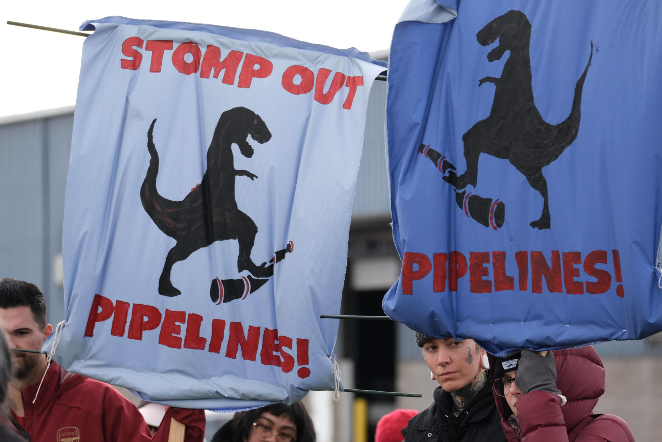 Manifestation au Canada contre l'impact environnemental de l'exploitation du pétrole. (c) Alex Milan Tracy/Sipa USA/SIPA 30201888_000058