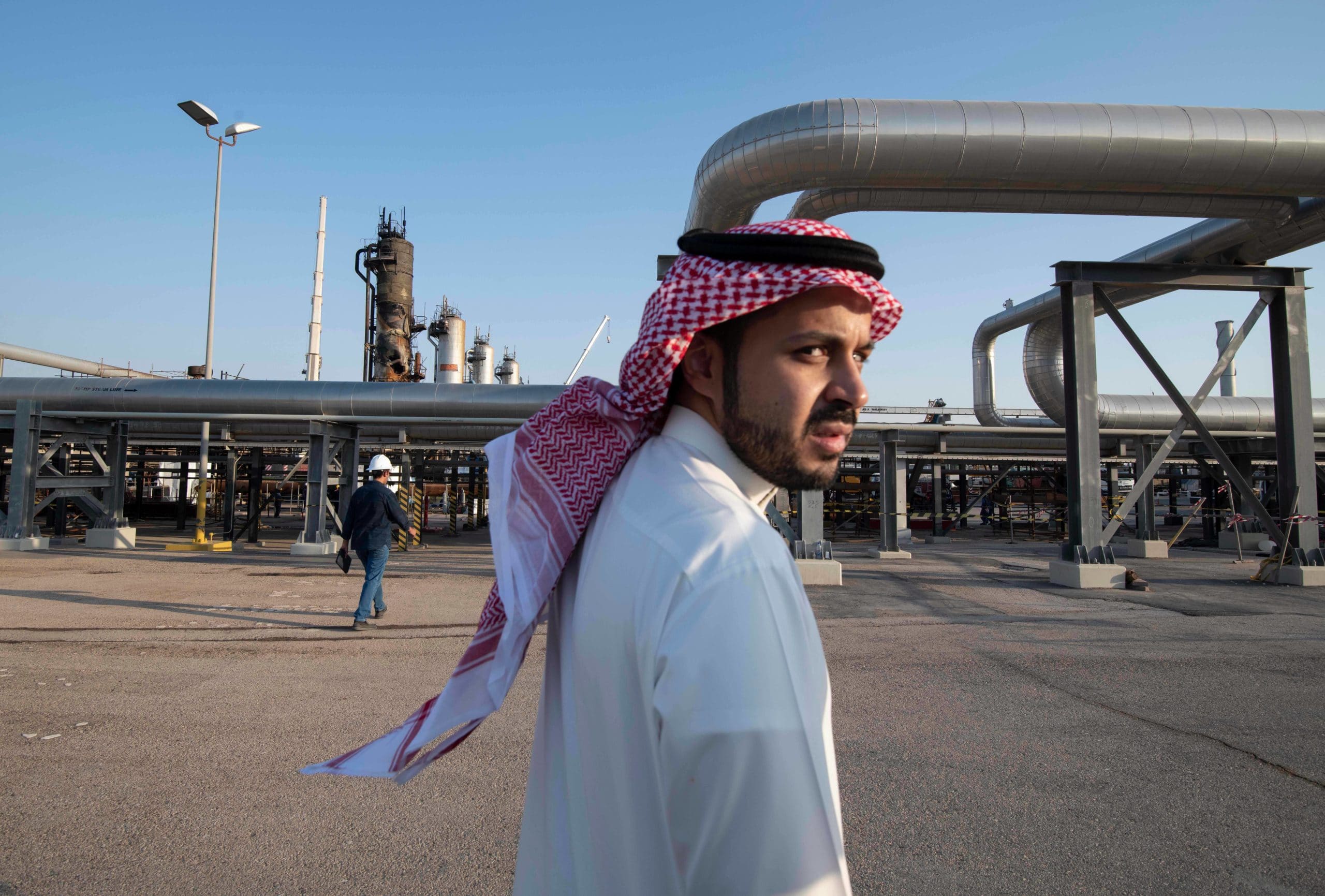 Gisement de pétrole en Arabie Saoudite. (c) Julian Simmonds/REX/SIPA 40728526_000013