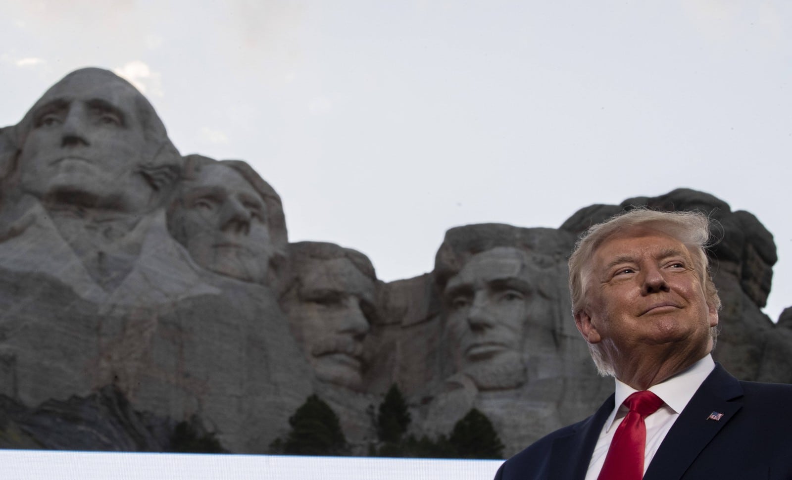 Discours de Donald Trump au Mont Rushmore (c)(AP Photo/Alex Brandon)/POW208/20192821352961//2007110146