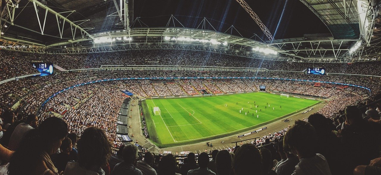 Le stade Wembley, à Londres, lors d'une soirée de Ligue des Champions (c) Pixabay