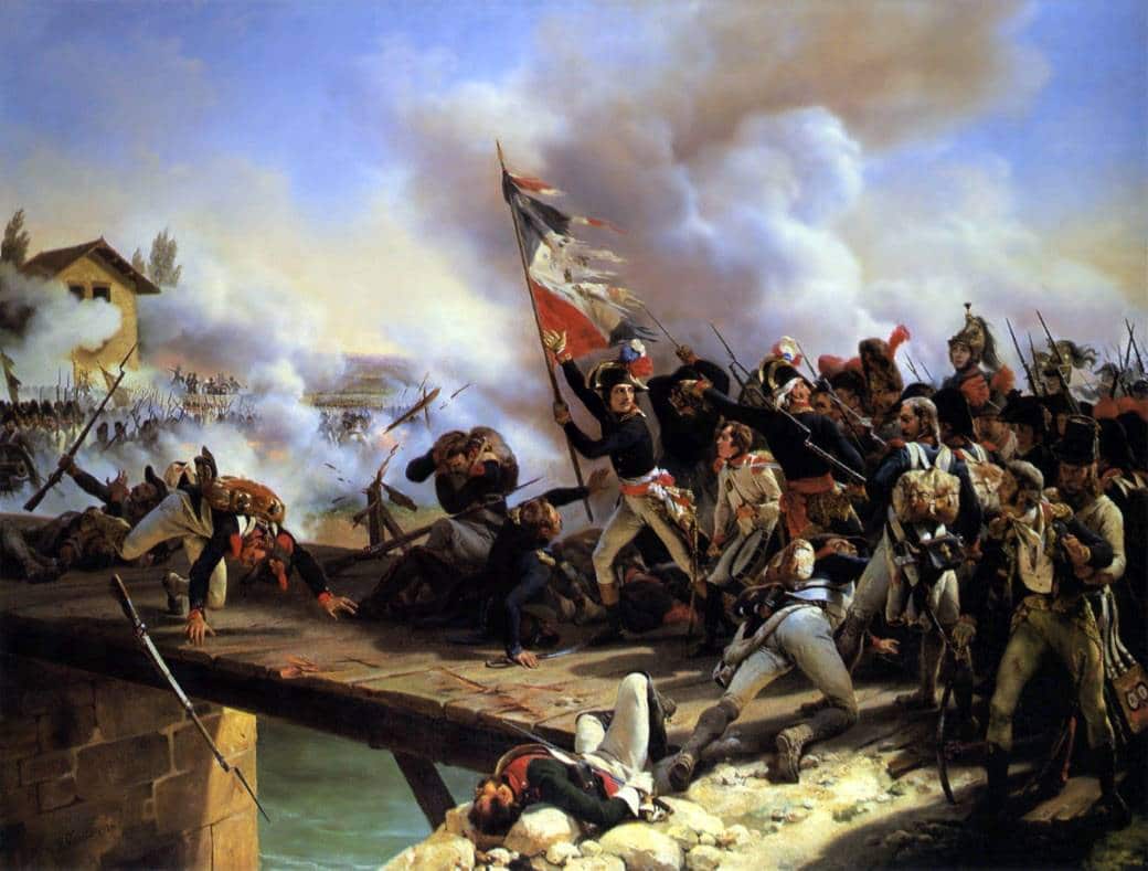 La bataille du pont d'Arcole par Horace Vernet (c) Wikipedia
