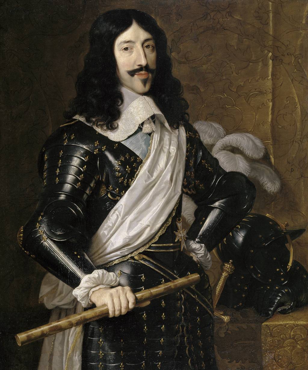 Portrait de Louis XIII par Philippe de Champaigne vers 1639 (c) Wikipedia