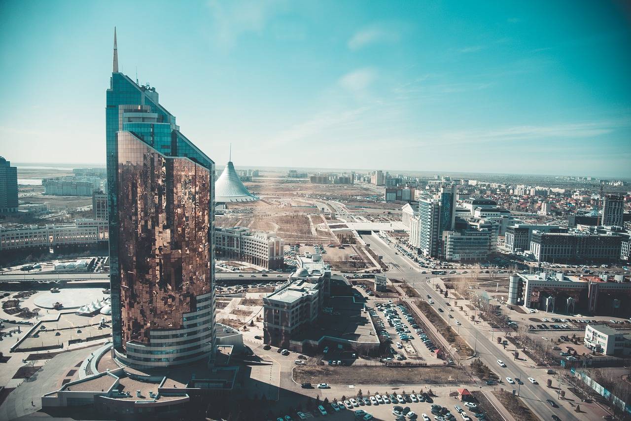 Capitale du Kazakhstan, Astana, renommée Noursoultan en mai 2019 en hommage aux vingt ans de travail de Noursoultan Nazarbaïev, (c) Pixabay