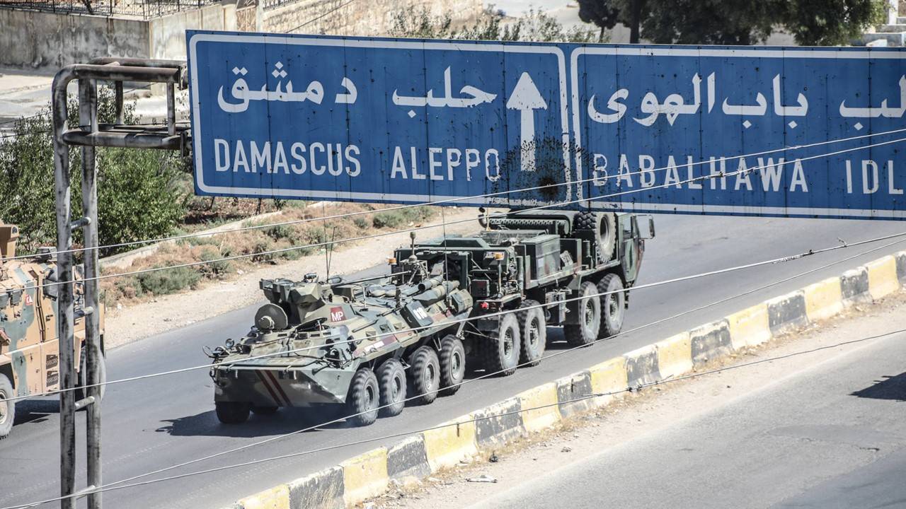 Opération russo-turque dans la région de Damas, en Syrie, où l'instabilité est à son apogée. Août 2020, (c) Sipa SIPAUSA30232657_000003