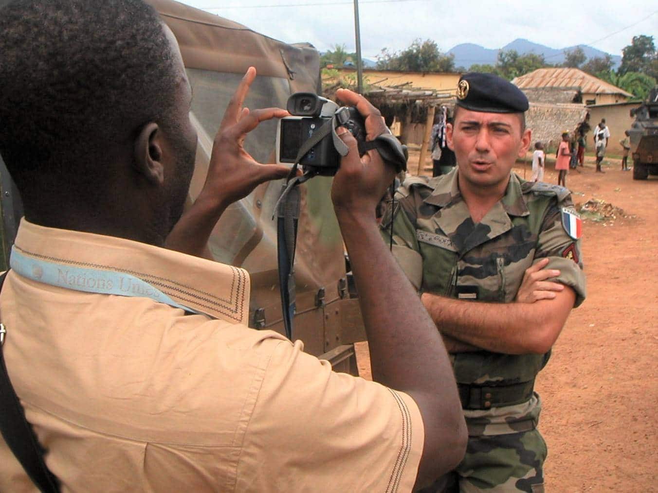 Interview d'un sous-officier de la force Licorne.