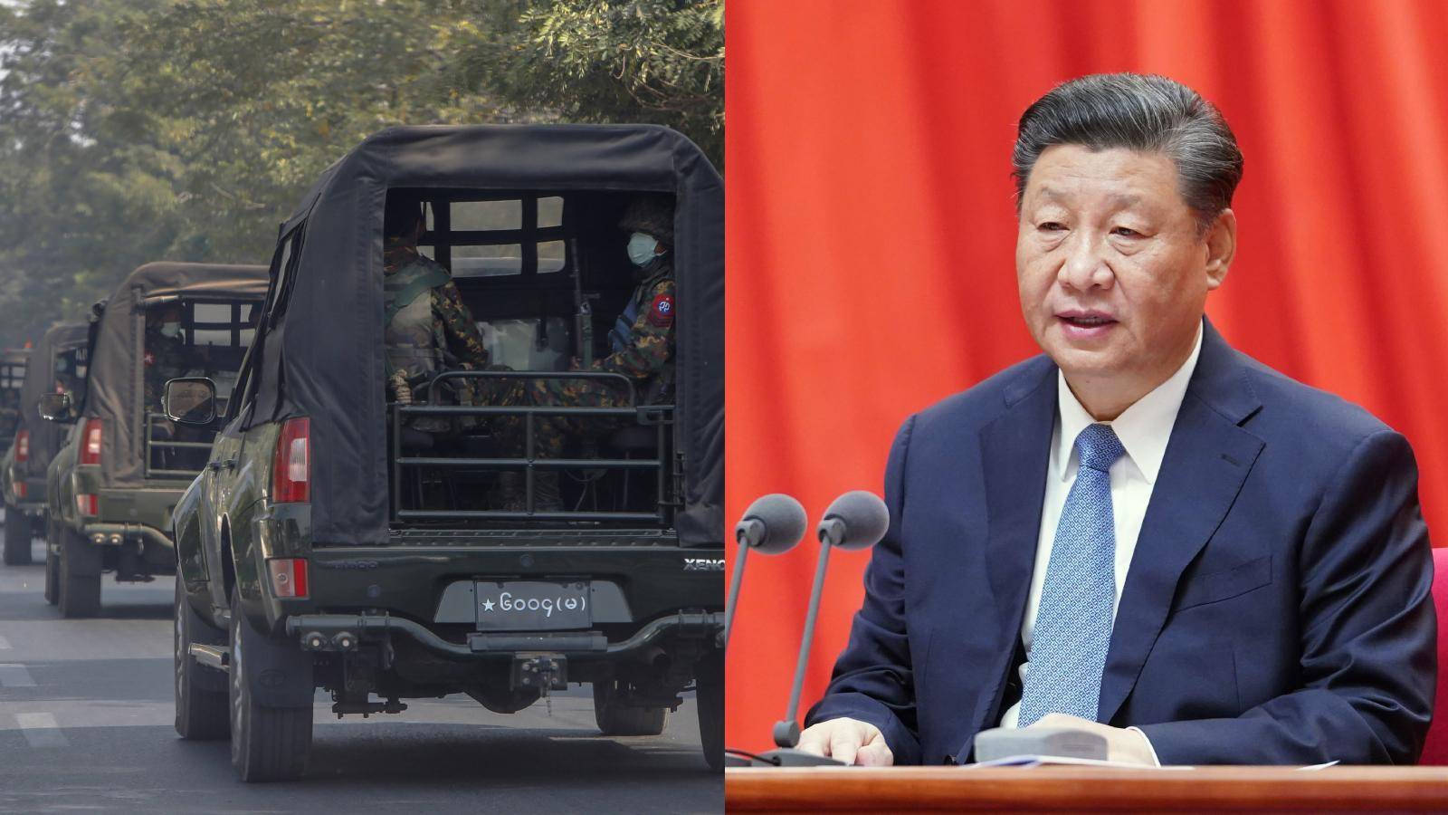 Coup d'Etat militaire en Birmanie et Xi Jinping