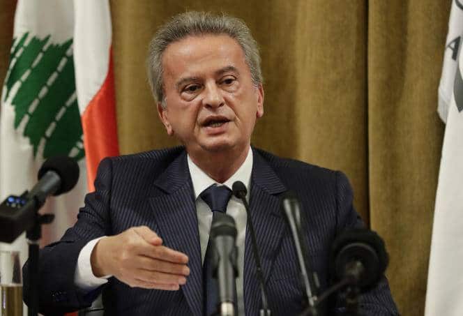 Le gouverneur de la Banque centrale du Liban, Riad Salamé, à Beyrouth, en novembre 2019. JOSEPH EID / AFP