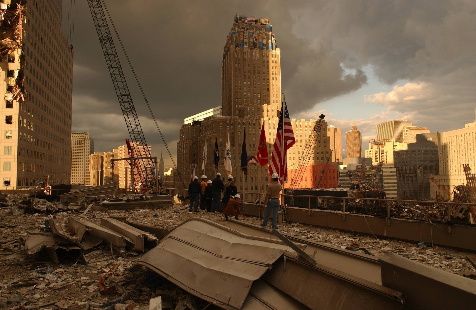 Sur les ruines du World Trade Center.
Crédit photo : Pixabay