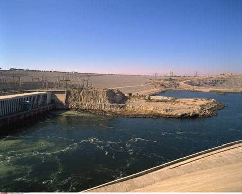 Egypt, Aswan, Nile River, Aswan High Dam /4285-19022
