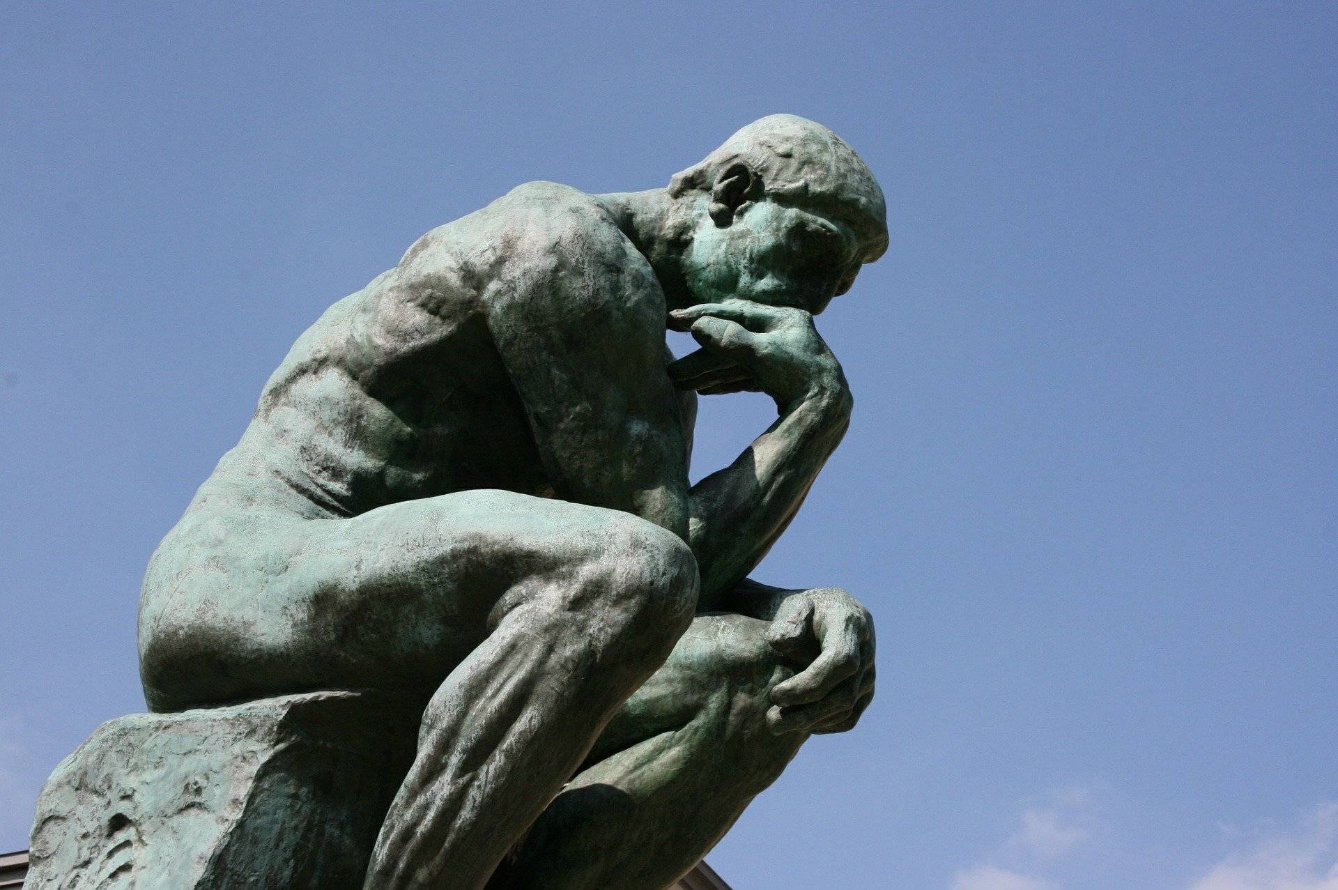 « Des chercheurs qui trouvent, on en cherche ». Le Penseur de Rodin. Crédit photo : Pixabay