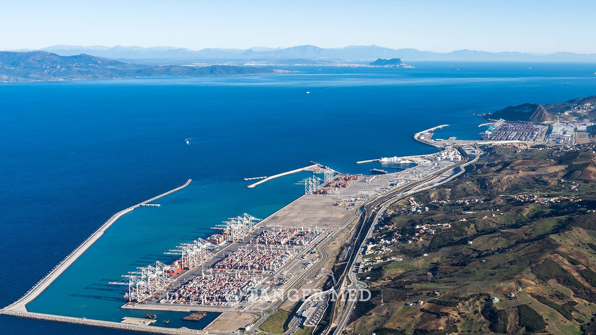 Tanger Med Port - Détroit de Gibraltar Maroc Zone Portuaire (c) Wikipédia