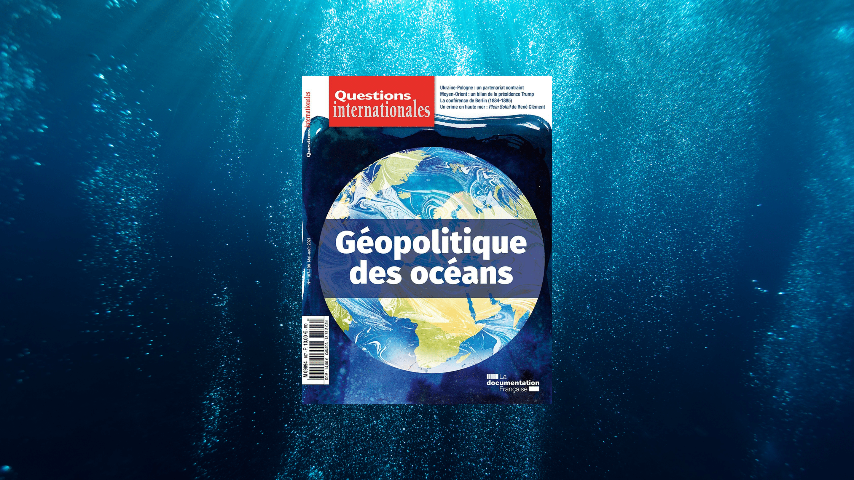 Livre – Géopolitique des océans. Crédit photo : Unsplash