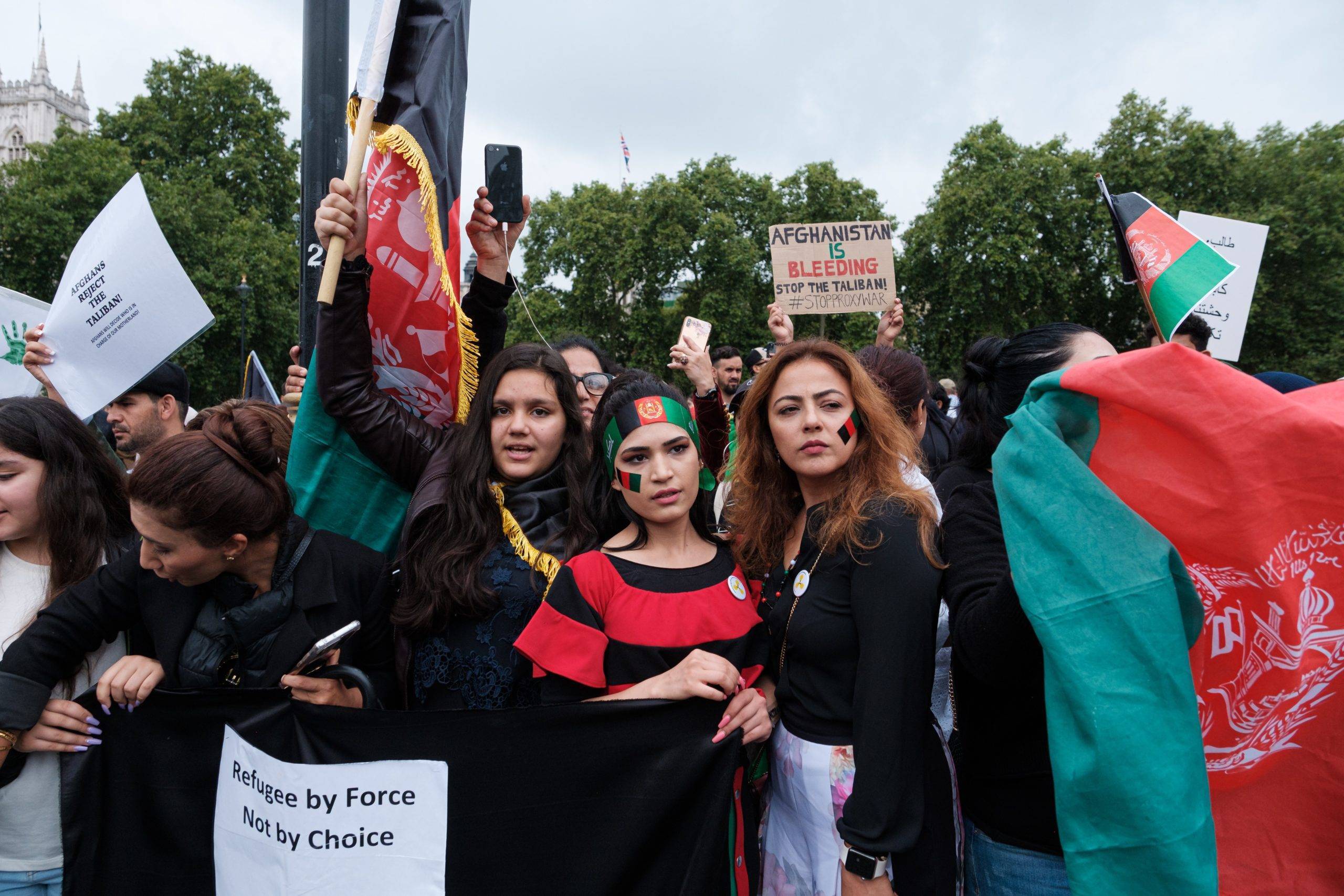 Manifestations contre les talibans à Londres, août 2021 (c) Unsplash