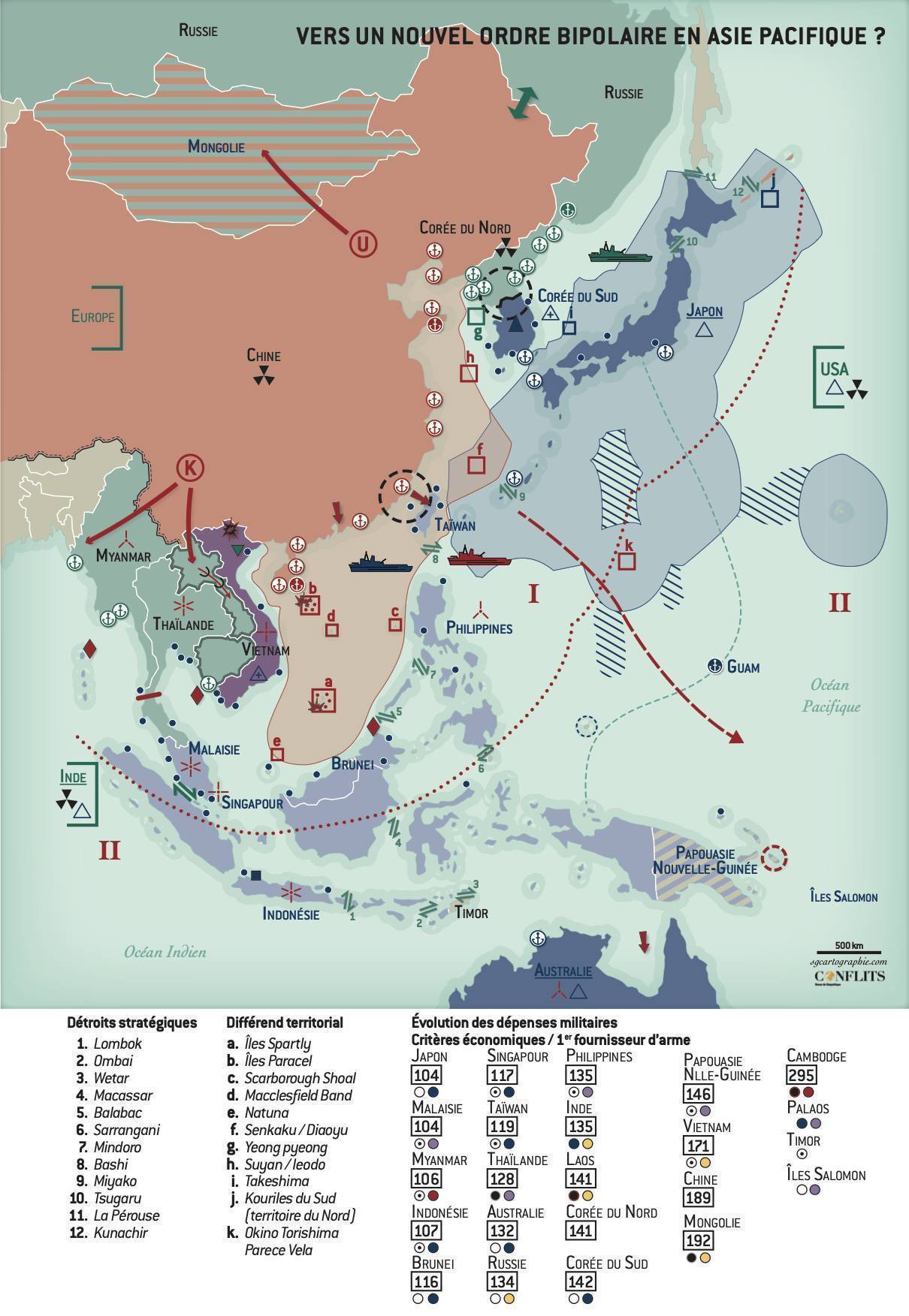 <i class='fa fa-lock' aria-hidden='true'></i> Carte – Vers un nouvel ordre bipolaire en Asie Pacifique ?