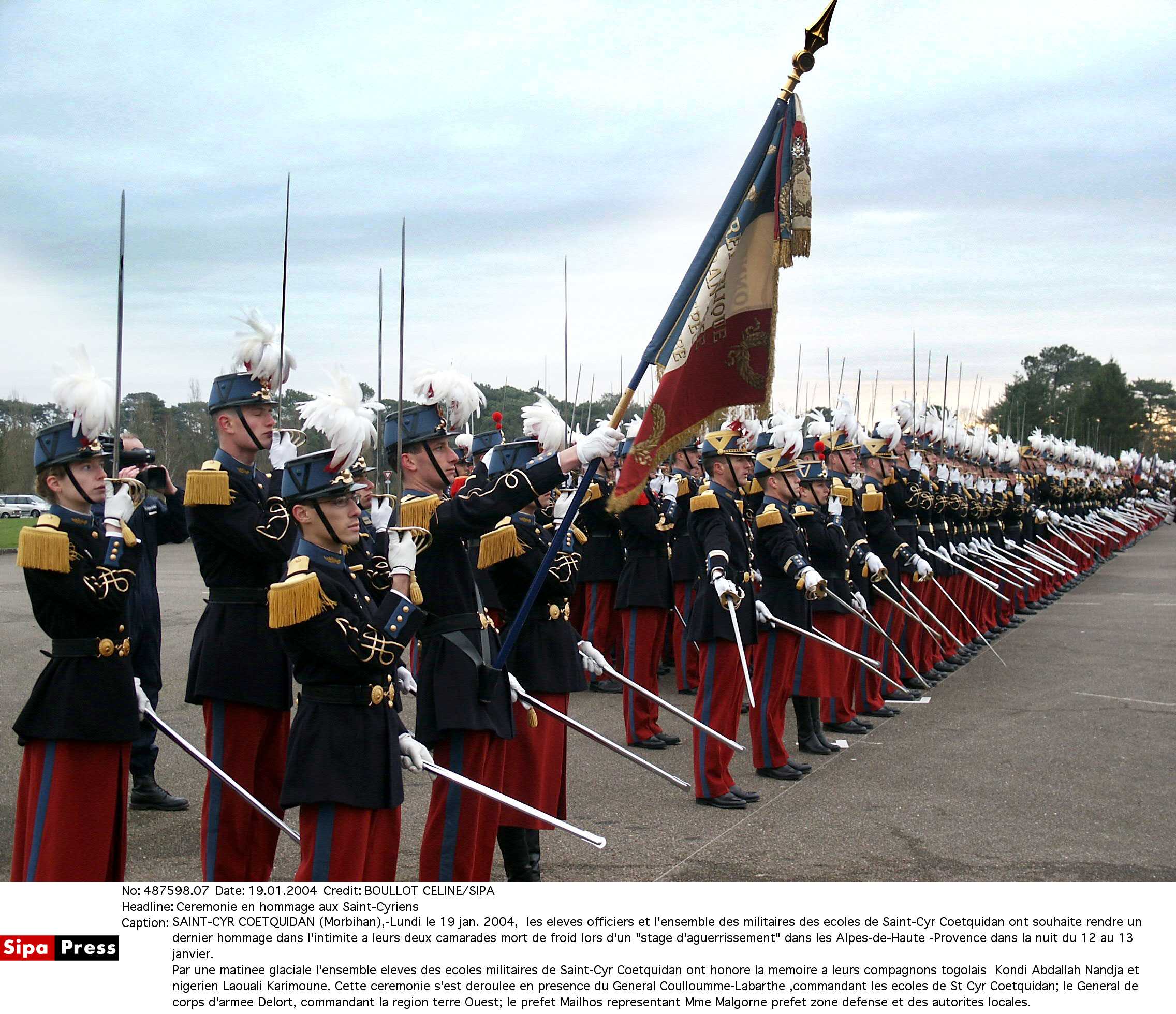 Ceremonie en hommage aux Saint-Cyriens