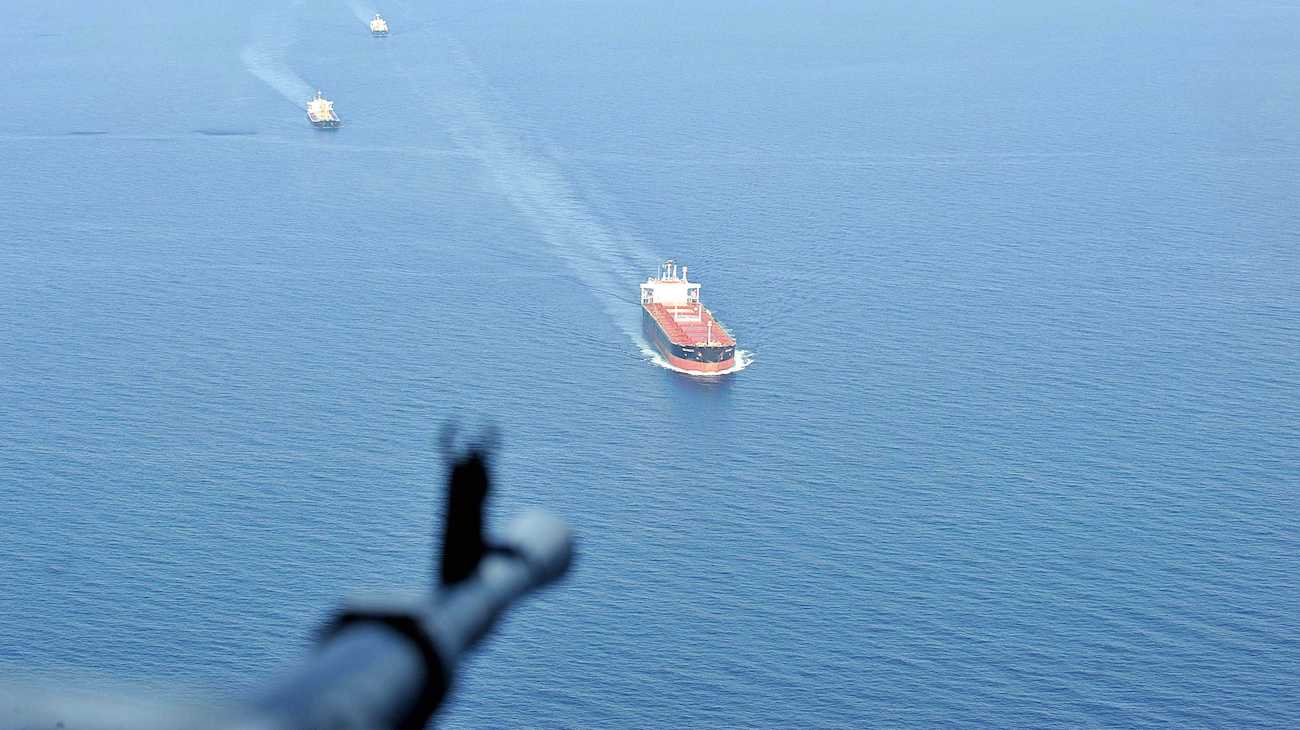 Opération d'expulsion de 50 navires suspects par la marine chinoise, 2010. SIPA/1002261545