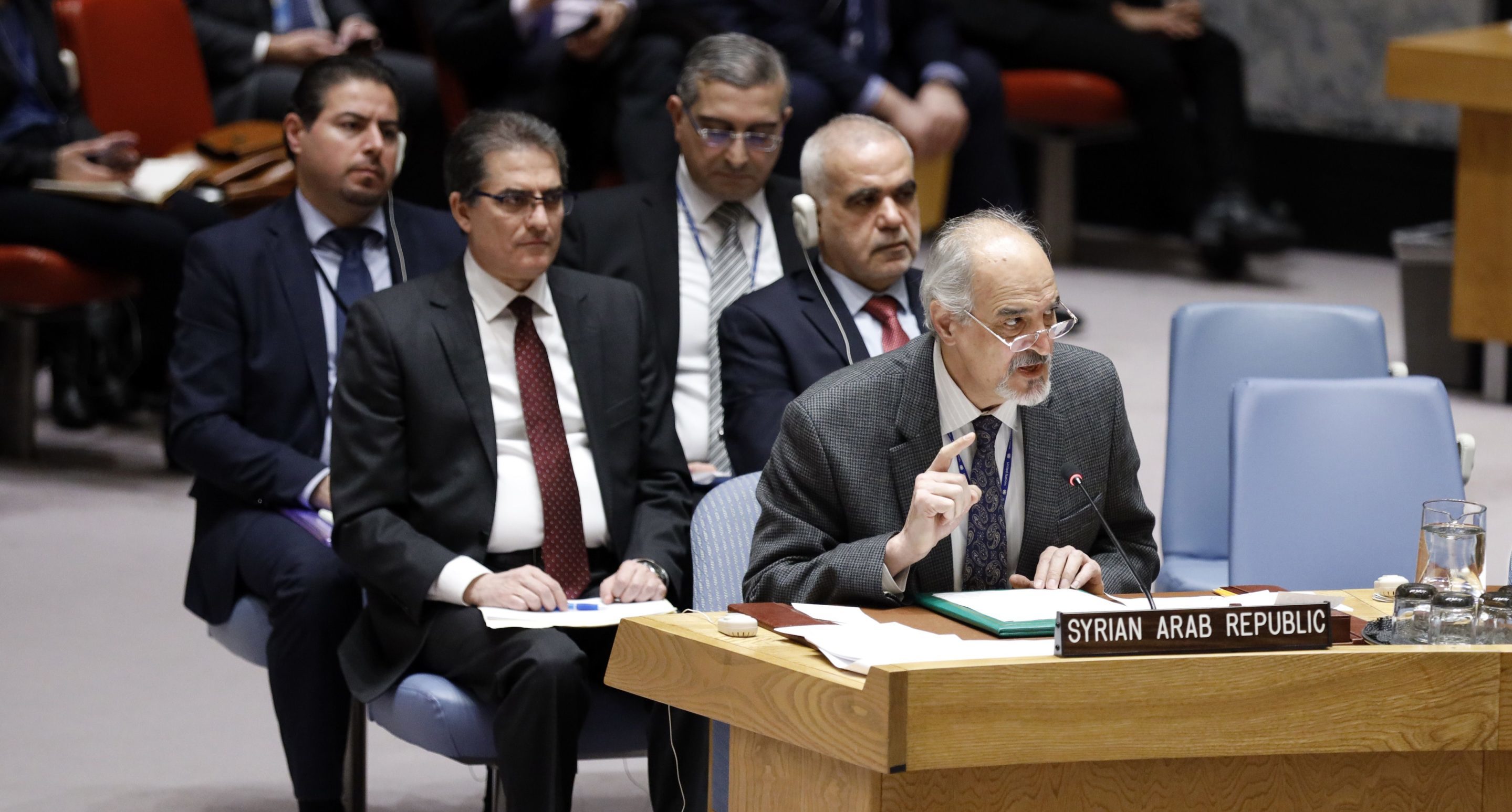 <i class='fa fa-lock' aria-hidden='true'></i> Entretien avec Bachar al-Jaafari, vice-ministre des Affaires étrangères de la Syrie