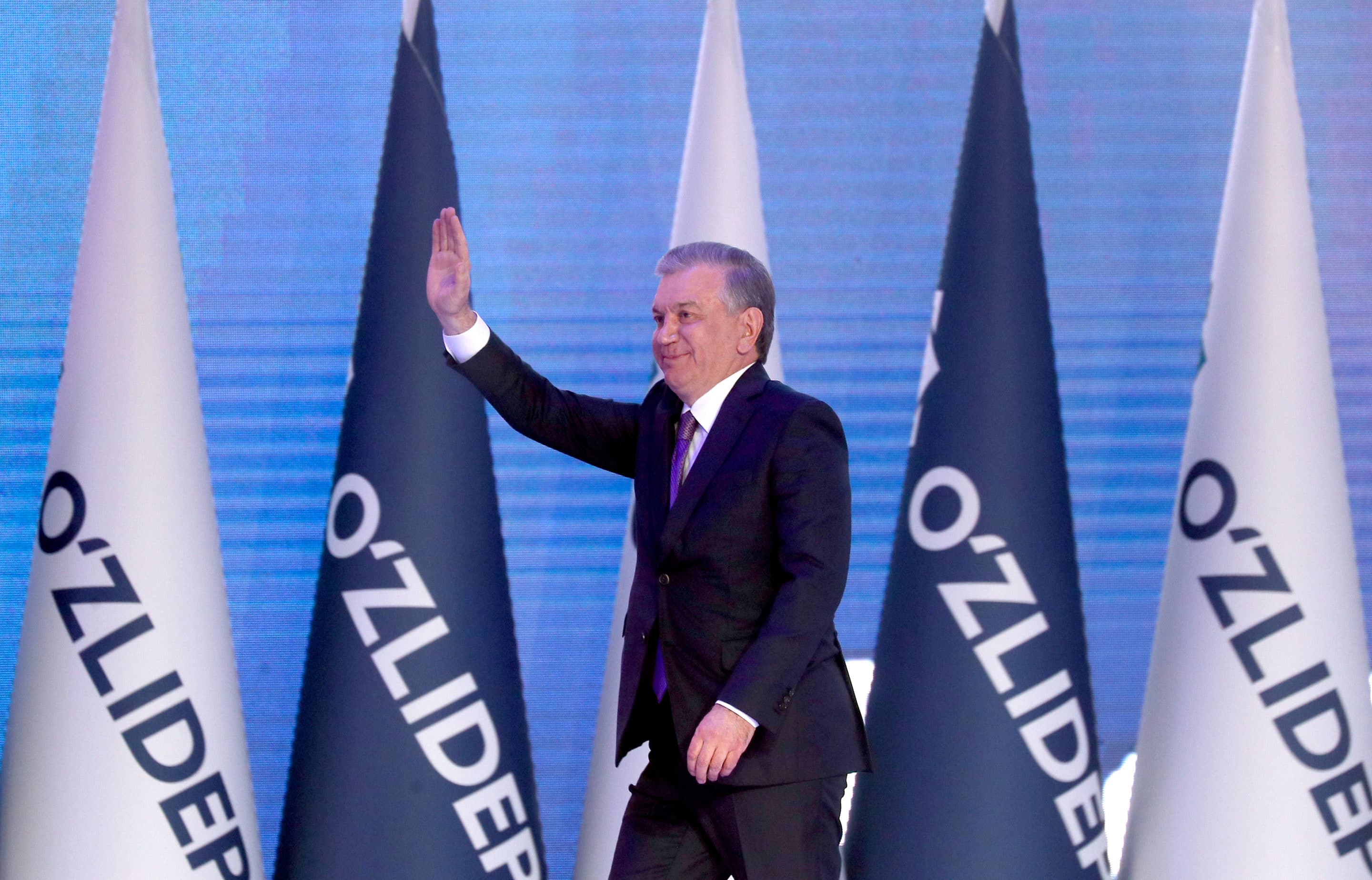 Shavkat Mirziyoyev won 80.1% of the votes in the 2021 Uzbek presidential election held on October 24, 2021. Vladimir Smirnov/TASS/Sipa USA/35745437/MB/2110251529