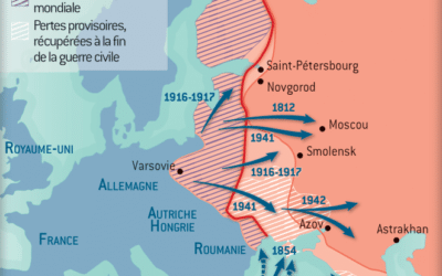 Cartes : les trois allers et retours de la Russie à l’ouest