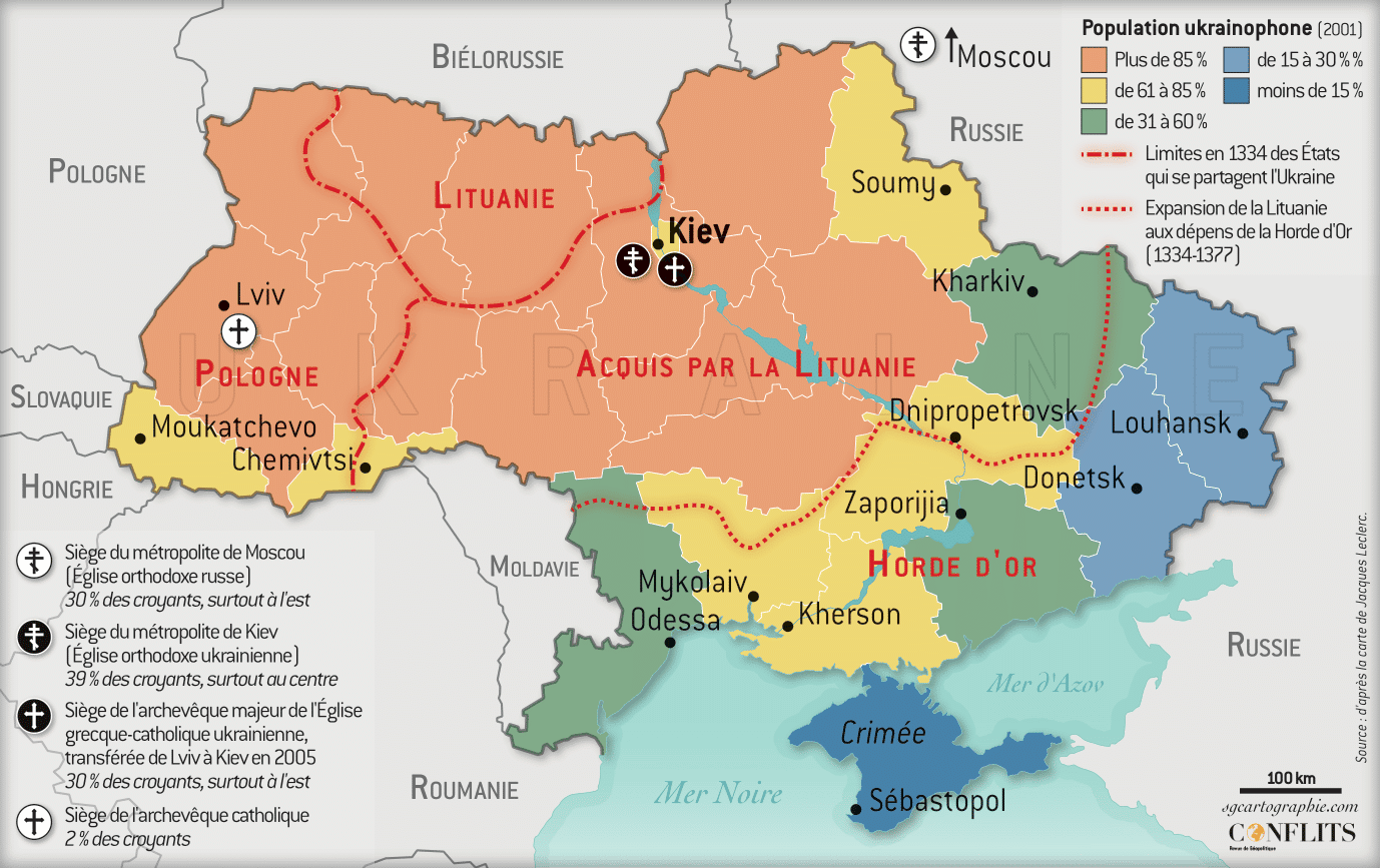 L'Ukraine : un regard géographique | Conflits : Revue de Géopolitique