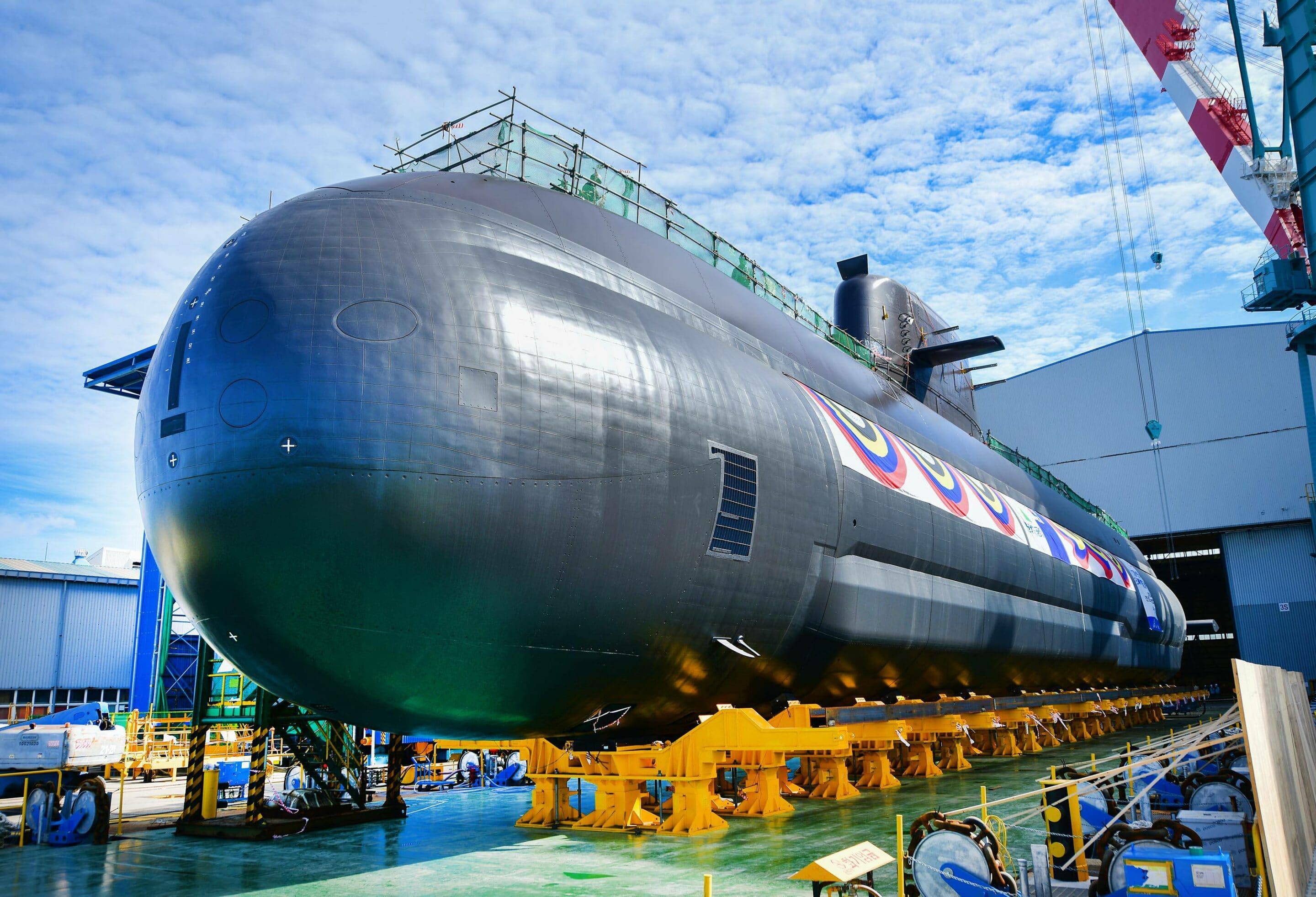 Le sous-marin sud-coréen Shin Chae-ho, lancé en 2021
C: Yonhap News/NEWSCOM/SIPA