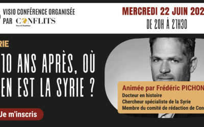 Conférence Conflits : Où en est la Syrie ? Frédéric Pichon