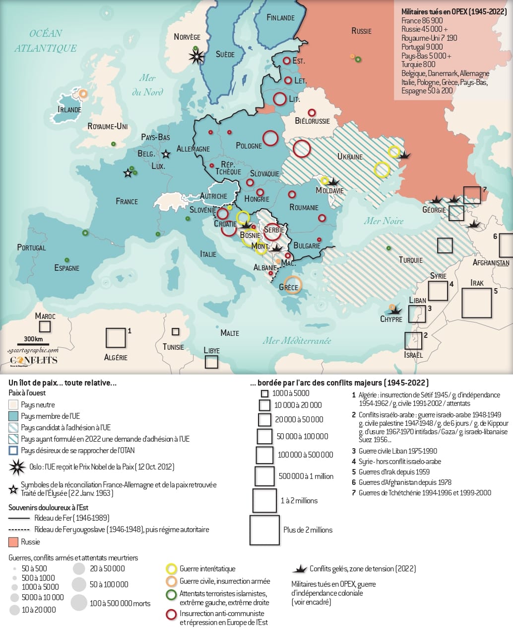 <i class='fa fa-lock' aria-hidden='true'></i> Europe :  80 ans de guerre