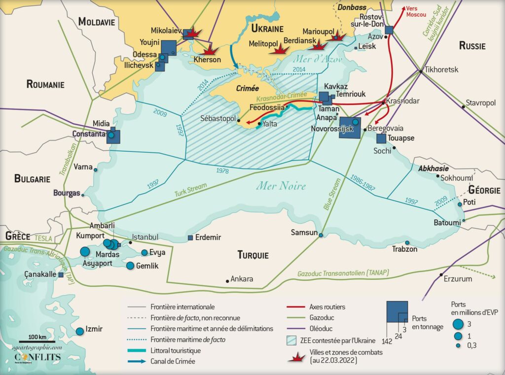 En mer Noire, une flotte russe dominante, mais vulnérable