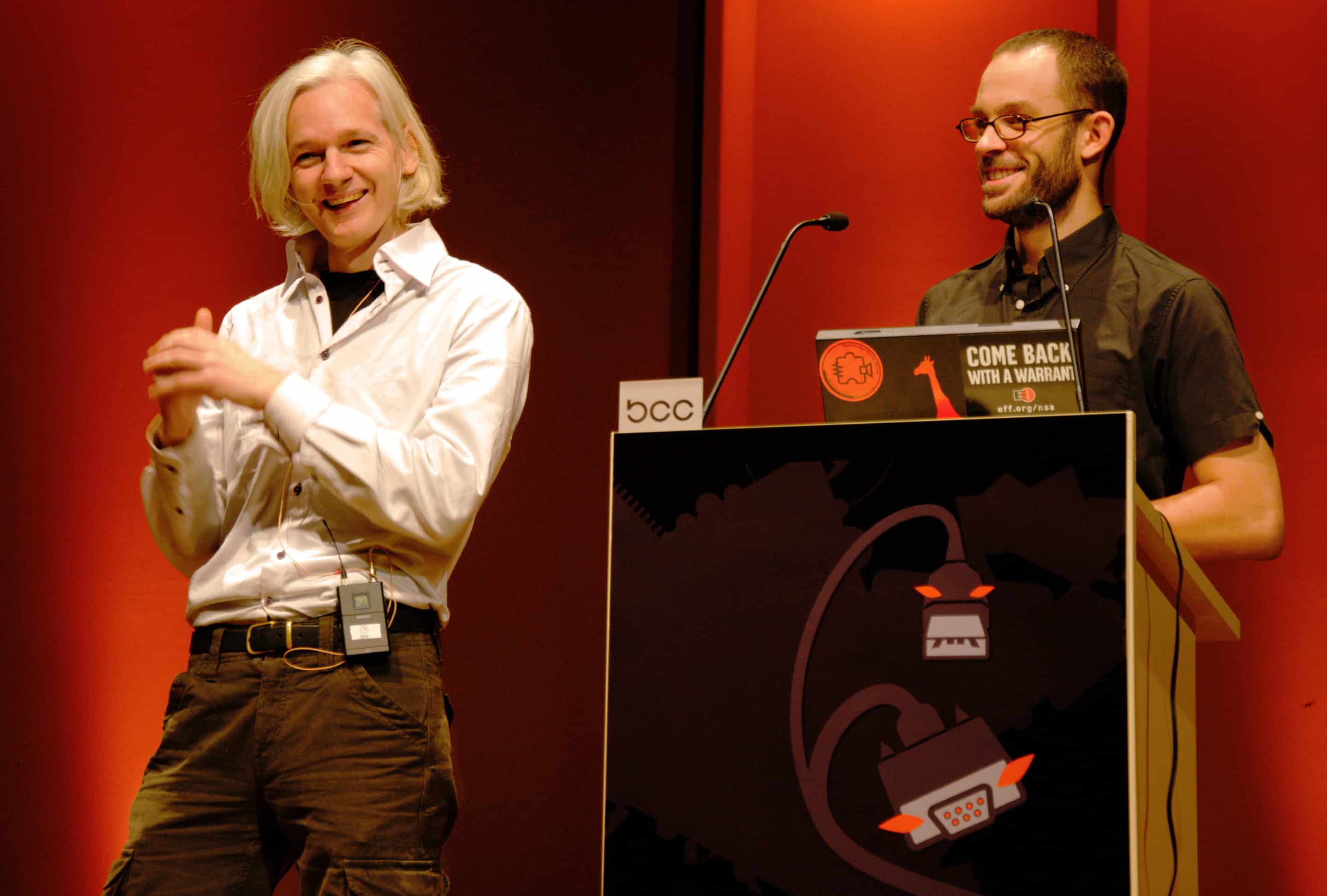 Julian Assange, un combat pour la liberté de la presse.
Crédits : andymcgee/Wikipedia